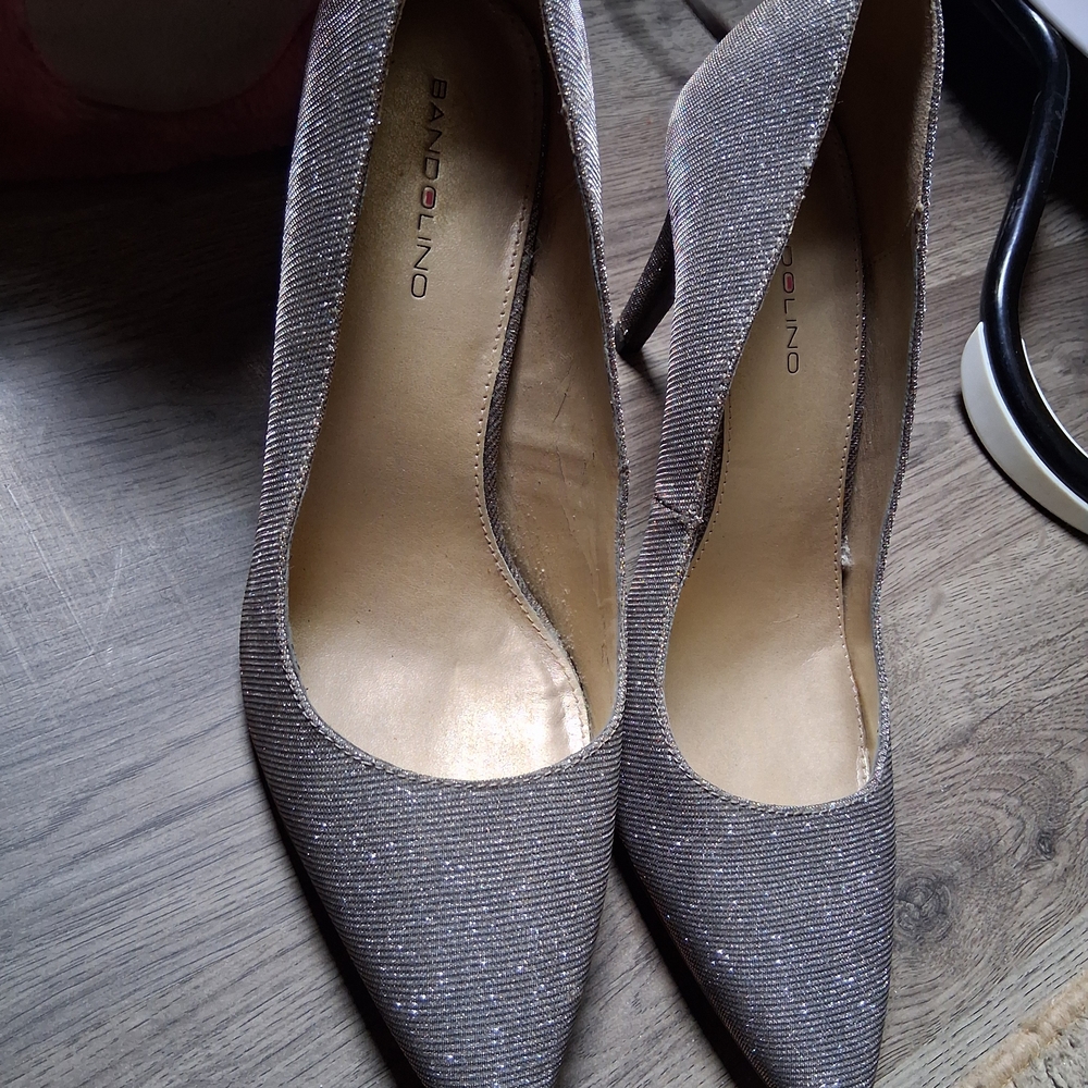Bandolino Women's Sparkling Heels - Silver